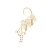 occidental style multilayer Alloy flowers diamond tassel earrings woman Korean retro earrings