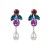 occidental style fashion personality temperament colorful diamond series Alloy diamond earrings woman imitate P