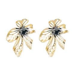 fashion handmade beads flowers earrings occidental style wind Alloy flowers ea..