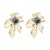 fashion handmade beads flowers earrings occidental style wind Alloy flowers earring fashion retro samll earrings