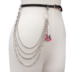 occidental style  brief Metal chain fashion belt chain  personality pendant mu..