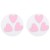  geometry Round love earrings woman lovely ear stud