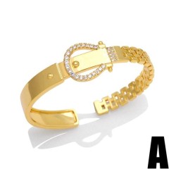 occidental styleins samll belt buckle bangle woman temperamentbrk