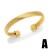 occidental styleins retro opening bangle bronze gilded punk geometry twining twisted bangle womanbrk