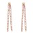 occidental style long style brief fully-jewelled tassel earringsins personality samll earring Earringera