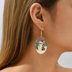 occidental style creative trend geometry Acrylic earrings woman ins personalit..