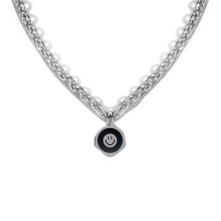 fashion stainless steel necklace  stainless steel chain necklace woman F