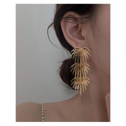 occidental style fashion earrings   gold gold earrings  earrings  F