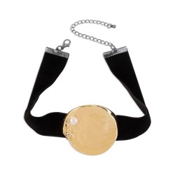 occidental style retro Round chain woman  exaggerating geometry Metal wind cre..