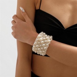  geometry brief fashion  more row elasticity width Pearl creative elegant brac..