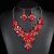 occidental style Alloy clavicle chain necklace earrings set woman palace temperament occidental style retro color