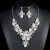 occidental style Alloy clavicle chain necklace earrings set woman palace temperament occidental style retro color