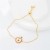 occidental style fashion trend creative samll Ballet girl color zircon bracelet chain