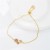occidental style fashion trend creative samll Ballet girl color zircon bracelet chain