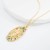 occidental styleins wind bronze gold plated embed Zirconium pendant necklace woman  personality trend creative sw