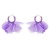 occidental style personality creative handmade weave beads flowers earring Earring exaggerating Bohemia Chiffon