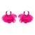 occidental style personality creative handmade weave beads flowers earring Earring exaggerating Bohemia Chiffon