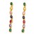  Earring retro temperament fully-jewelled long style tassel earrings occidental style fashion personality exagg
