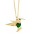 occidental style temperament embed love zircon samll necklace woman  fashion small fresh clavicle chain chainnkr