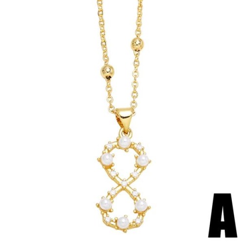spring summerins high brief geometry Pearl flowers necklace woman samll clavicle chainnk