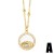 occidental style  personality embed Zirconium eyes necklace woman  sun pendantnk