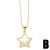 personality pendant Moon butterfly necklace woman samll Five-pointed star clavicle chainnkt