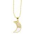 occidental style fashion brief star Moon pendant necklaceins retro all-Purpose clavicle chainnkb