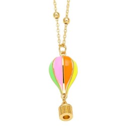 occidental style embed color zircon butterfly necklace creative personality ba..