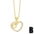 occidental style brief personality hollow diamond love necklace woman heart-shaped Peach heart pendant clavicle cha