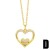 occidental style brief personality hollow diamond love necklace woman heart-shaped Peach heart pendant clavicle cha