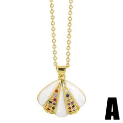 occidental styleins brief samll Five-pointed star necklace enamel diamond clav..