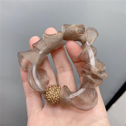 big circle diamond elasticity leather surface rope brief head woman