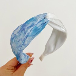 Korean style small freshI wind  color fashion splice width Headband all-Purpos..