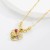 occidental style gift necklace woman  brief love clavicle chainins wind angel girl pendant necklace
