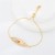 occidental style wind bronze gold plated embed Zirconium creative pendant bracelet woman fashion personality brac