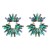 ins wind occidental style fully-jewelled earrings woman Alloy diamond Earring exaggerating super Rhinestone flo