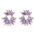 ins wind occidental style fully-jewelled earrings woman Alloy diamond Earring exaggerating super Rhinestone flo
