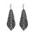 occidental style fashion exaggerating diamond leaves earrings claw chain long style high banquet Earring