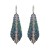 occidental style fashion exaggerating diamond leaves earrings claw chain long style high banquet Earring
