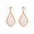 occidental style fashion temperament Alloy embed glass earrings woman personality Colorful sequin high Earring