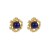 silver atmospheric fashion Alloy embed Rhinestone Beads ear stud Ladies high earrings Earring