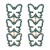 E occidental style Earring  creative hollow butterfly geometry earrings Pearl elegant fashion long style earring