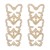 E occidental style Earring  creative hollow butterfly geometry earrings Pearl elegant fashion long style earring