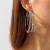  exaggerating multilayer circle earrings  occidental style fully-jewelled wind circle personality retro Earring
