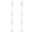 E personality samll temperament earrings  long style Pearl love Earring wind elegant earring woman
