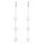 E personality samll temperament earrings  long style Pearl love Earring wind elegant earring woman