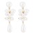  retro imitate Pearl earrings  Drop-type personality fashion earring sweet small fresh Earring