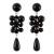  retro imitate Pearl earrings  Drop-type personality fashion earring sweet small fresh Earring