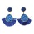 occidental style occidental style ethnic style retro sector diamond tassel earrings