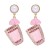 occidental style atmospheric fashion summer day fruits earrings Alloy diamond enamel ear stud woman